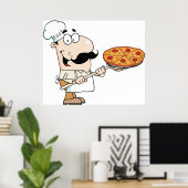 Pizza Cook Poster (Thuiskantoor)