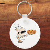 Pizza Cook Sleutelhanger (Voorkant)