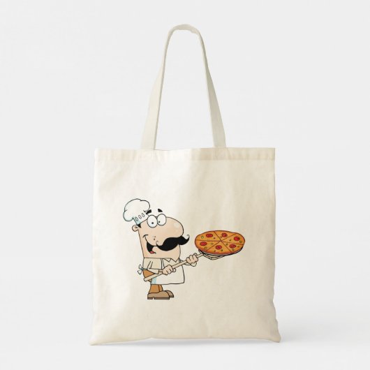 Pizza Cook Tote Bag (Achterkant)