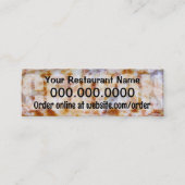 Pizza Coupon - Klaar om aan te passen Klantenkaartje (Voorkant)