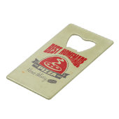 Pizza Creditkaart Flessenopener (Voorkant Gekanteld)