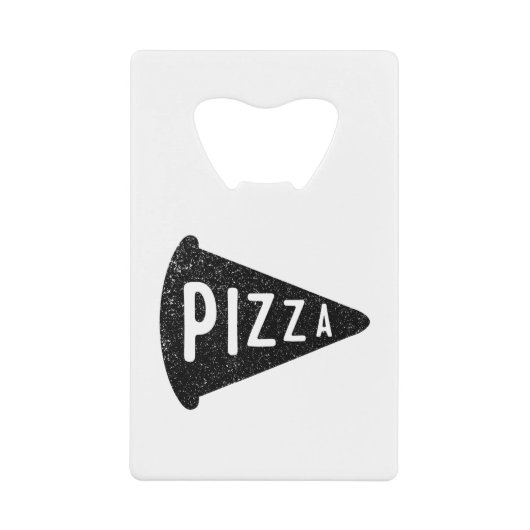 Pizza Creditkaart Flessenopener (Voorkant)