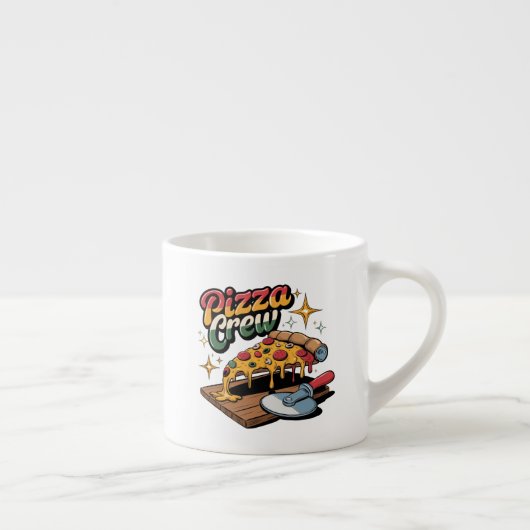 Pizza Crew Espresso Kop (Rechts)