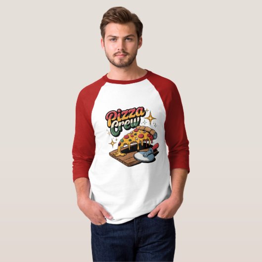 Pizza Crew T-shirt (Voorkant volledig)