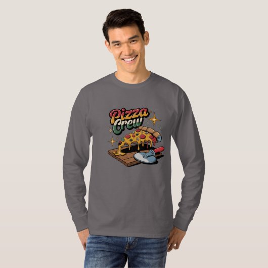 Pizza Crew T-shirt (Voorkant volledig)