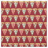 Pizza Cute Food Kinderen Stof (Swatch)