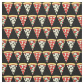 Pizza Cute Food Kinderen Stof (Swatch)