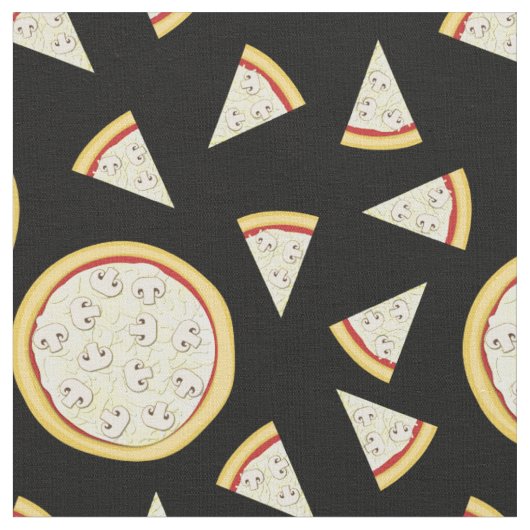 Pizza Cute Food Kinderen Stof (Close Up)