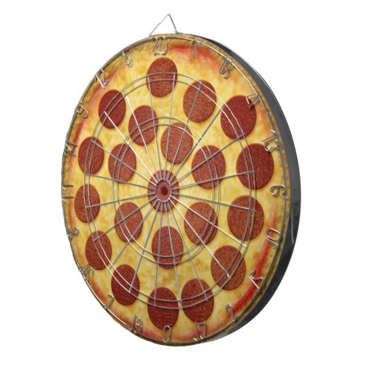 Pizza Dartboard Dartbord (Voorkant Rechts)