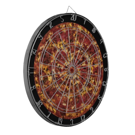 Pizza Dartboard Dartbord (Voorkant Links)