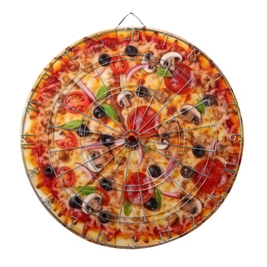 Pizza Dartbord (Voorkant)