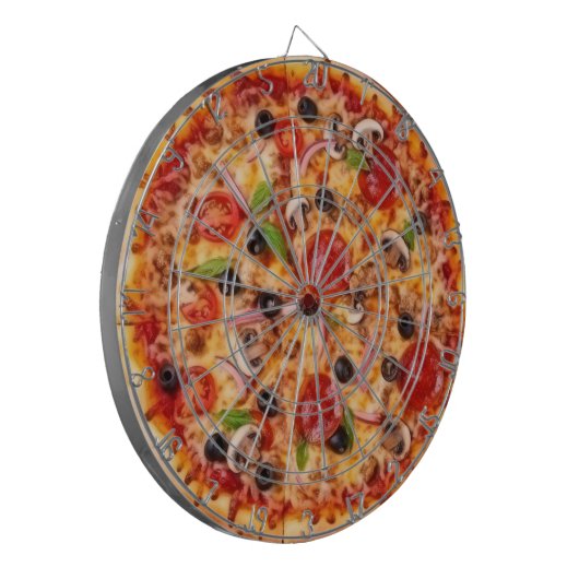 Pizza Dartbord (Voorkant Links)