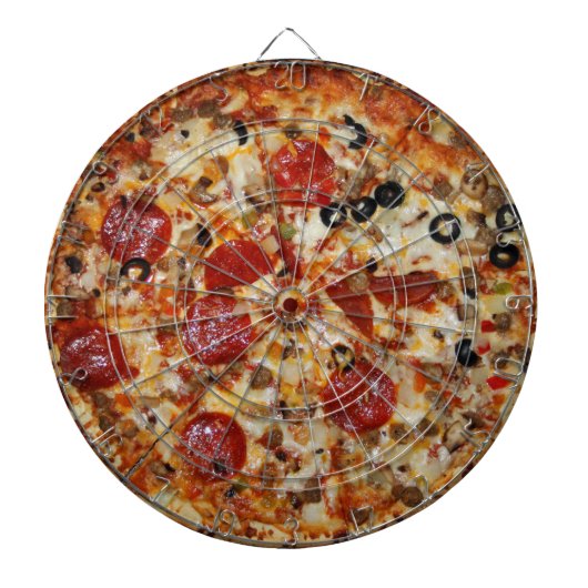 Pizza Dartbord (Voorkant)