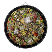 PIZZA-dartbord Dartbord (Voorkant)