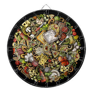 PIZZA-dartbord Dartbord