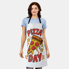 Pizza Day – Leuke Pepperoni Pizza Slice Design Schort