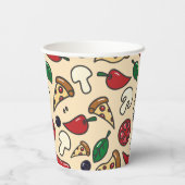 Pizza Day Papieren Bekers (Achterkant)