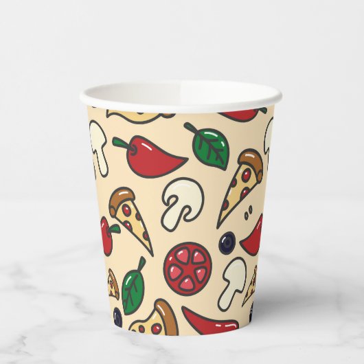Pizza Day Papieren Bekers (Links)