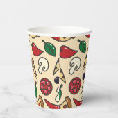 Pizza Day Papieren Bekers (Rechts)
