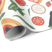 Pizza Day Pattern Wrapping Paper | Fun Foodie Cadeaupapier (Rol Hoek)