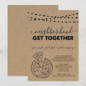 Pizza de Buurt krijgt gezamenlijke Uitnodiging (Voorkant / Achterkant)