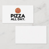 PIZZA DE HELE DAG VISITEKAARTJE (Voorkant / Achterkant)