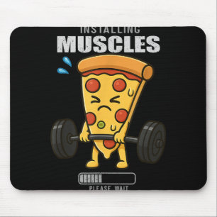 Pizza Deadlift Gym Rat Installeren Spier Lifting M Muismat