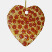 Pizza... Delicious Pepperoni Pizza Keramisch Ornament (Rechts)