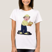 Pizza Delivery Boy Food T-Shirt (Voorkant)