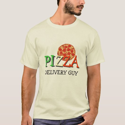 Pizza Delivery Guy T-shirt (Voorkant)