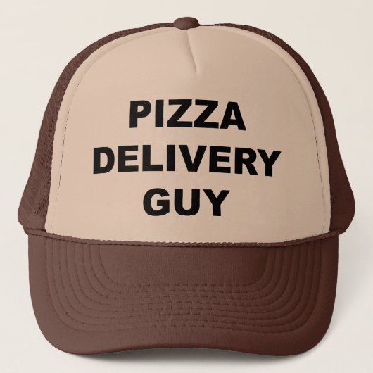 Pizza Delivery Guy Trucker Pet (Voorkant)