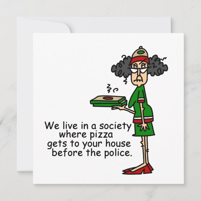 Pizza Delivery Humor (Voorkant)