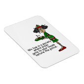 Pizza Delivery Humor Magneet (Rechterzijde)