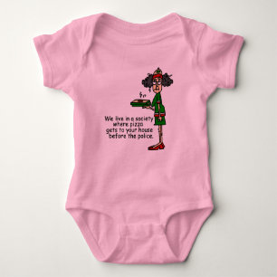 Pizza Delivery Humor Romper