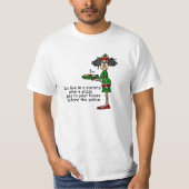 Pizza Delivery Humor T-shirt (Voorkant)