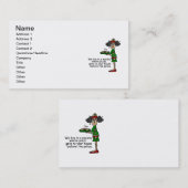 Pizza Delivery Humor Visitekaartje (Voorkant / Achterkant)