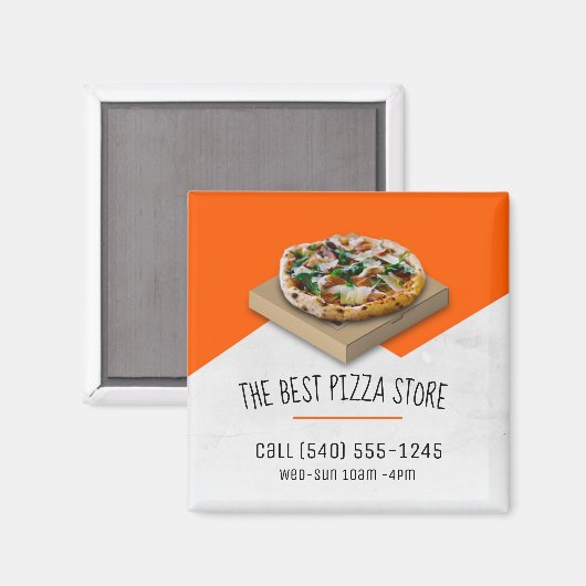 Pizza delivery magnet (Voorkant / Achterkant)