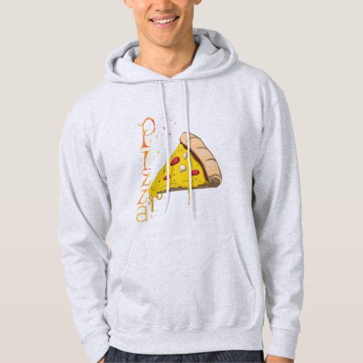 Pizza Design: Circular View Hoodie (Voorkant)