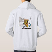Pizza Design: Circular View Hoodie (Achterkant)