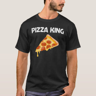 Pizza-Design voor mannen Papa eten T-shirt