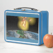 Pizza die Atmosphere Lunchbox invoert (In situ)