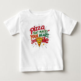 Pizza die je hart doet glimlachen T-shirt | plezie