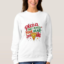 Pizza die je hart doet glimlachen T-shirt | plezie
