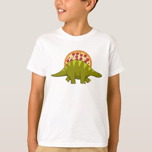 Pizza Dinosaur T-shirt (Voorkant)