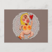 Pizza Diva Briefkaart (Voorkant)