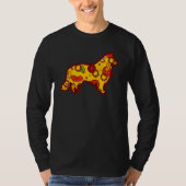 Pizza Dog Funny Pizza Shetland Sheepdog T-shirt (Voorkant)