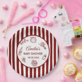 Pizza doodle special Delivery  Baby Shower Papieren Bordje (Feest)