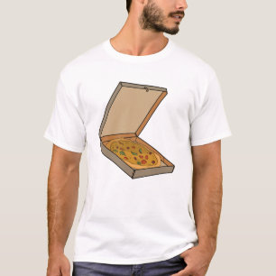 Pizza Doos Pop Art Snee T-shirt