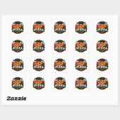 Pizza & Dranken Sticker – Fast Food Liefhebber (Vel)