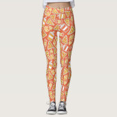Pizza & Drink leggings (Voorkant)